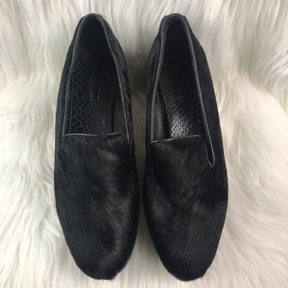 Matiko black pony hair platform loafers - Picture 3 of 7
